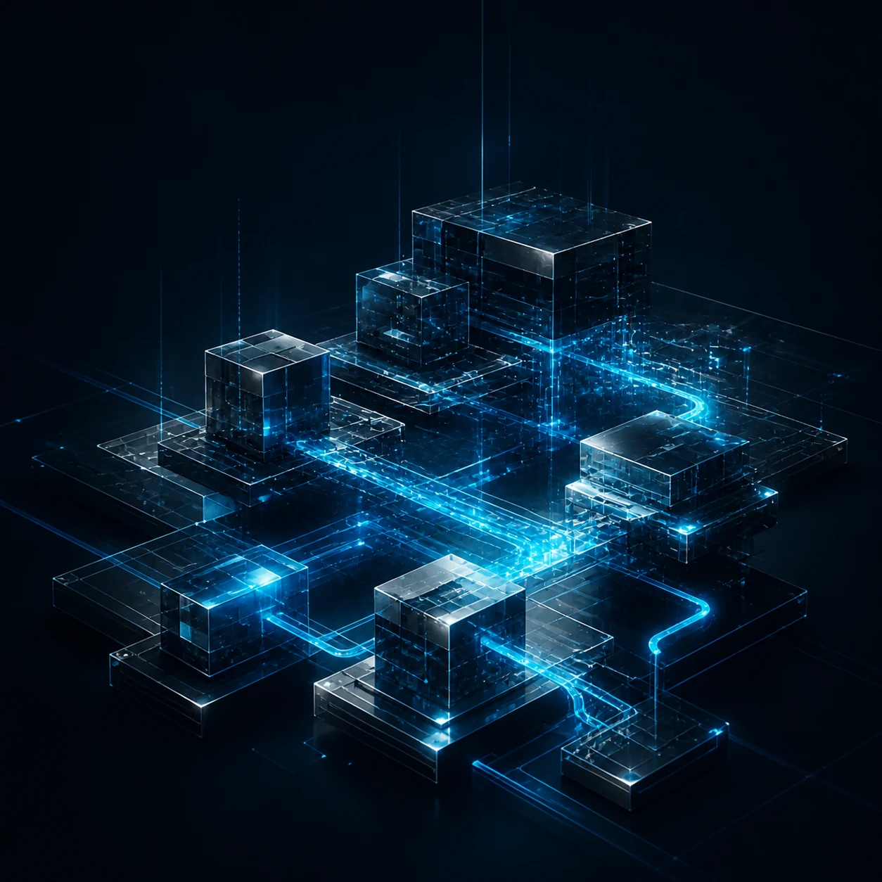 Modular software architecture connected by precise data paths